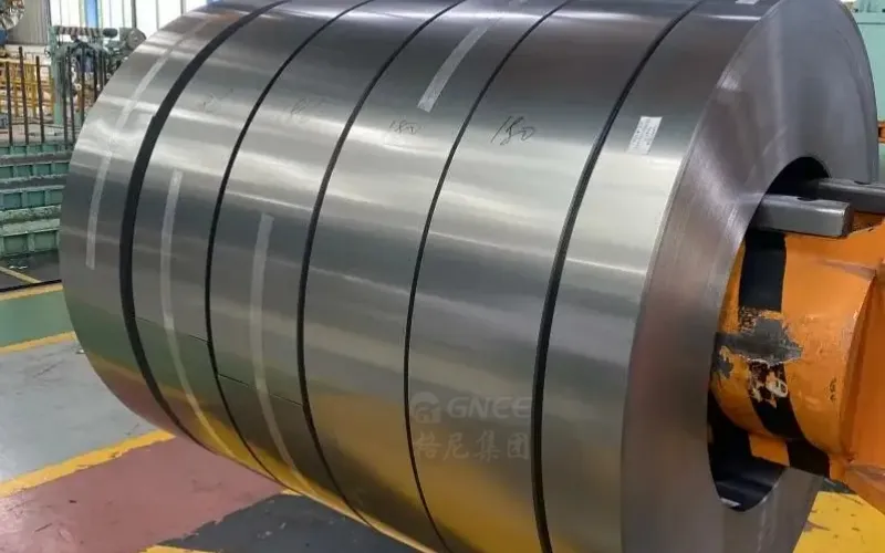 silicon steel strips in the factory